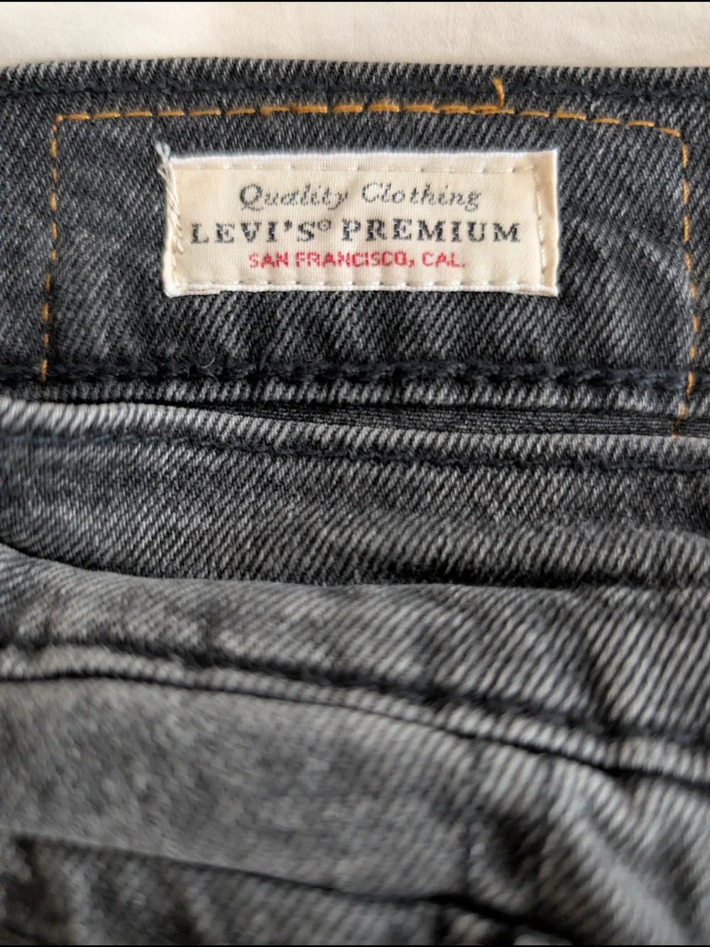 NWT Levi's 502™ Premium Quality | Night Shadows (Faded Black) | Men's 36x32